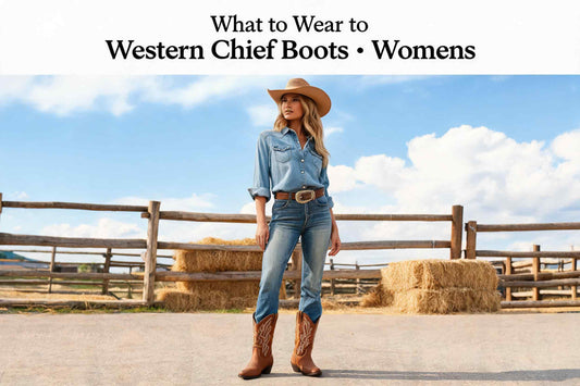 Western cowboy women's boots outfit