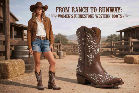Women'S Rhinestone Boots