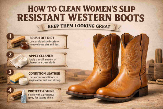 Women's Non-Slip Western Boots