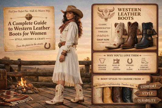 Women's Western-Style Leather Boots