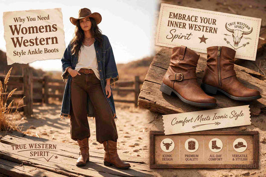 Women's Western-style ankle boots