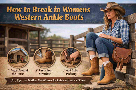 Women's Western-style ankle boots