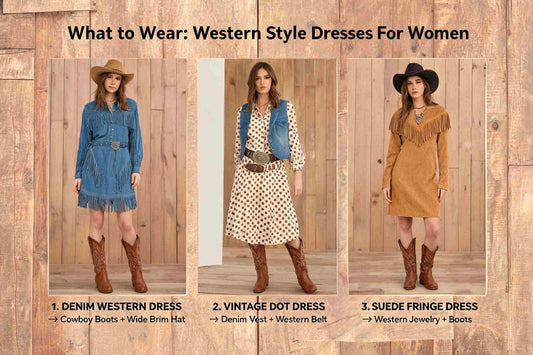 Women's Western-style dress event