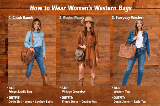 How to Wear Women's Western Bags: Easy Western Style Outfit Ideas