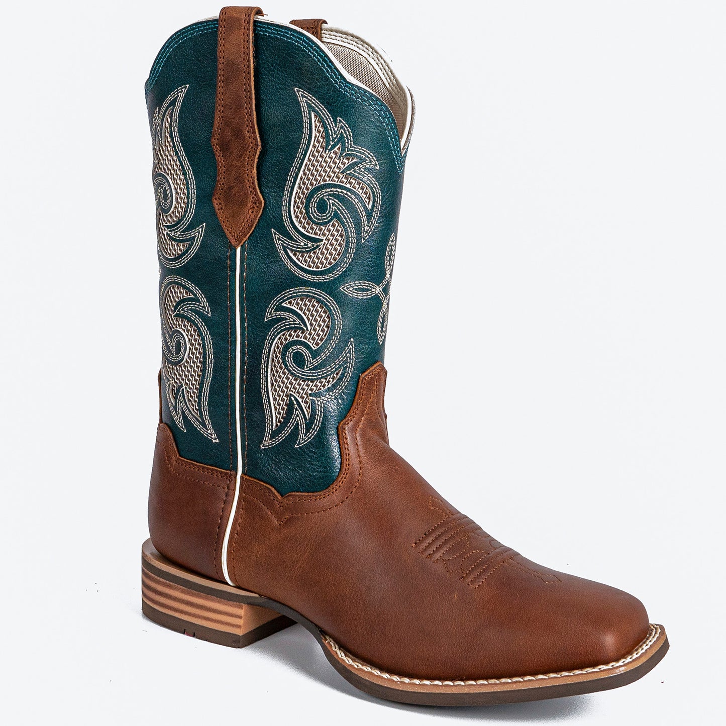 Teal Western Boots