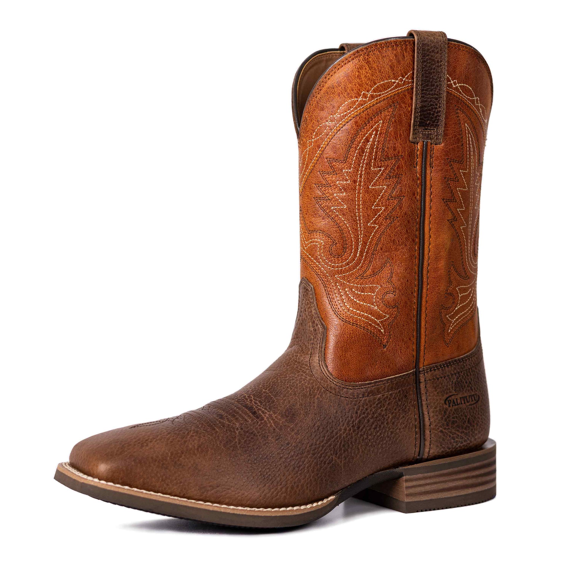 Brown Leather Cowboy Boots