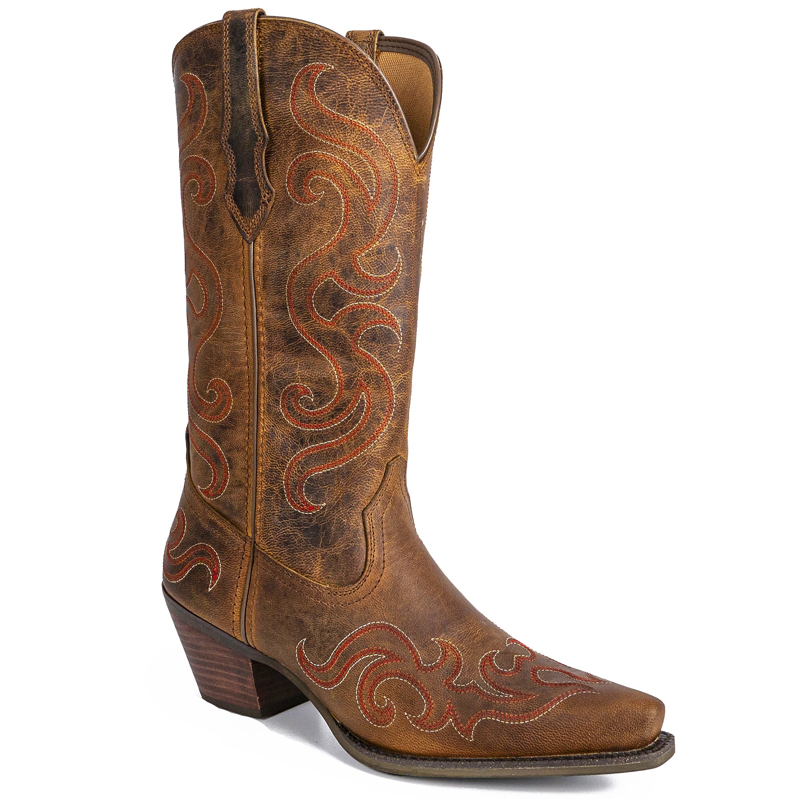 Embroidered Boots Womens