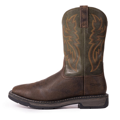 Embroidered Mens Boots