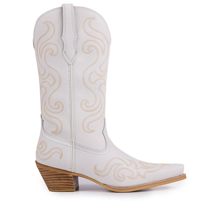 White Cowboy Boots