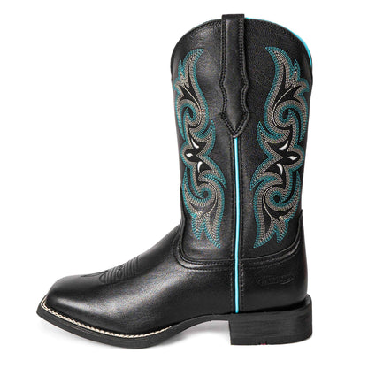 Ladies Black Cowboy Boots