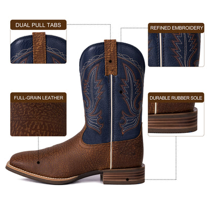 Square Toe Western Boots