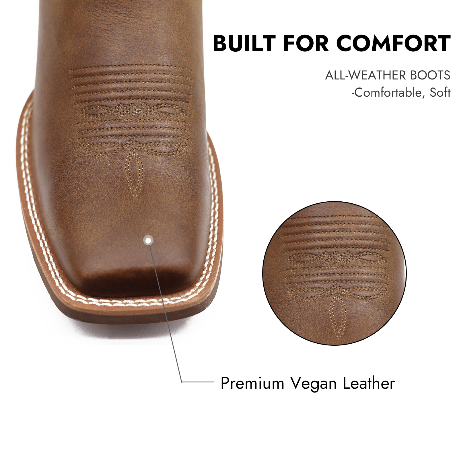 Square Toe Cowboy Boots