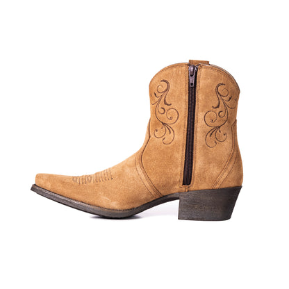 West Women's Western Cowgirl Boots - Full Grain Leather, Snip Toe MWB6024