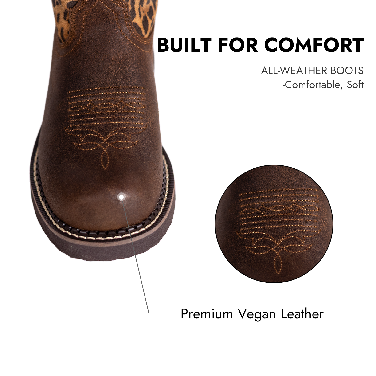 Round Toe Cowboy Boots