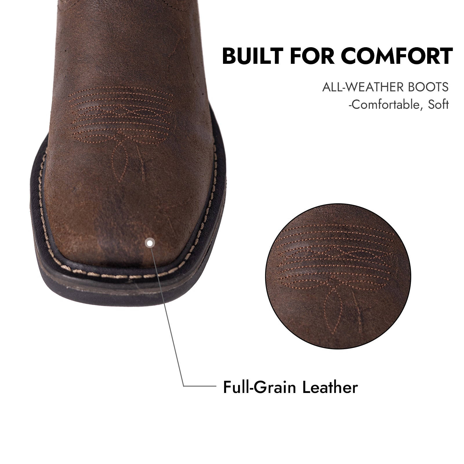Square Toe Cowboy Boots