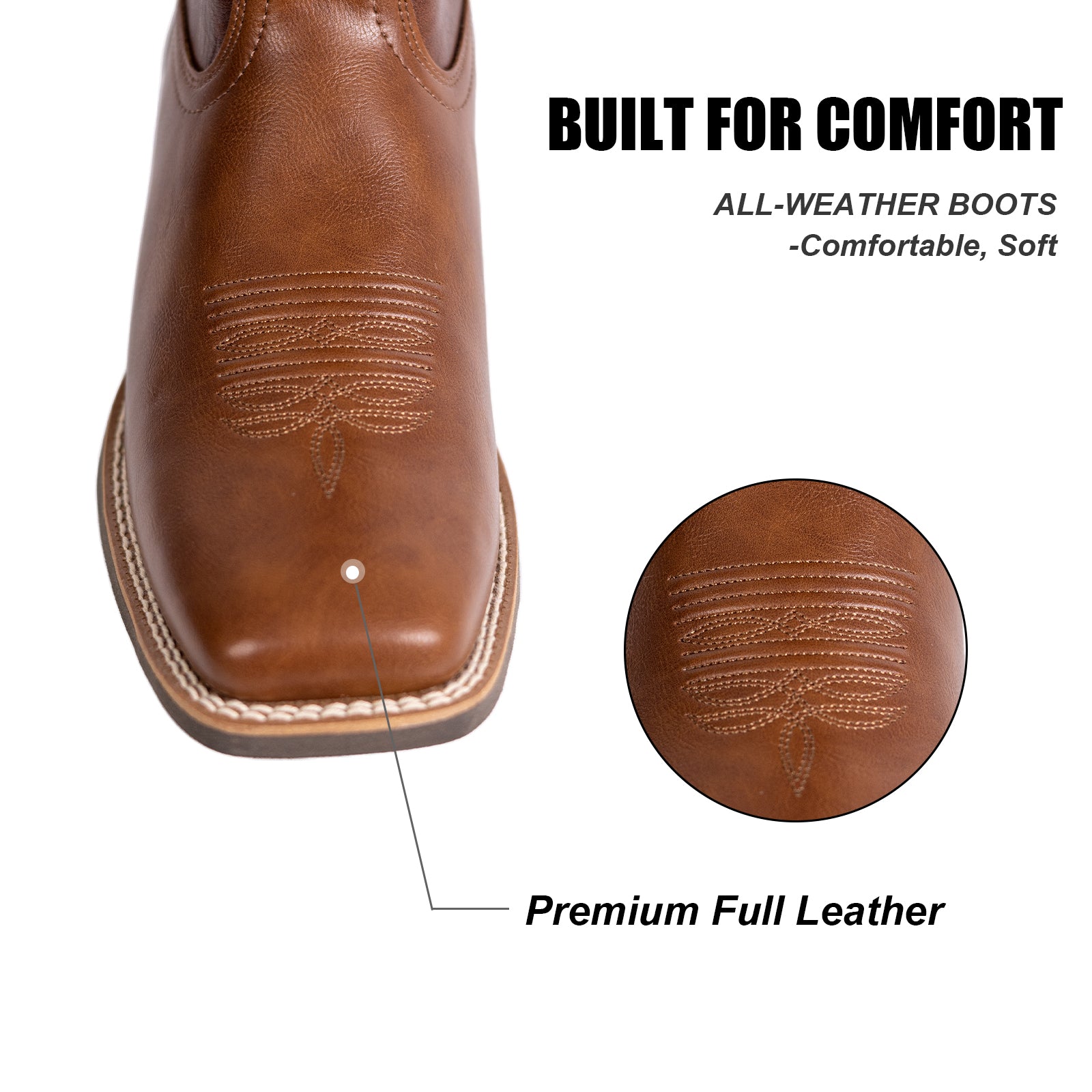 Square Toe Cowgirl Boots