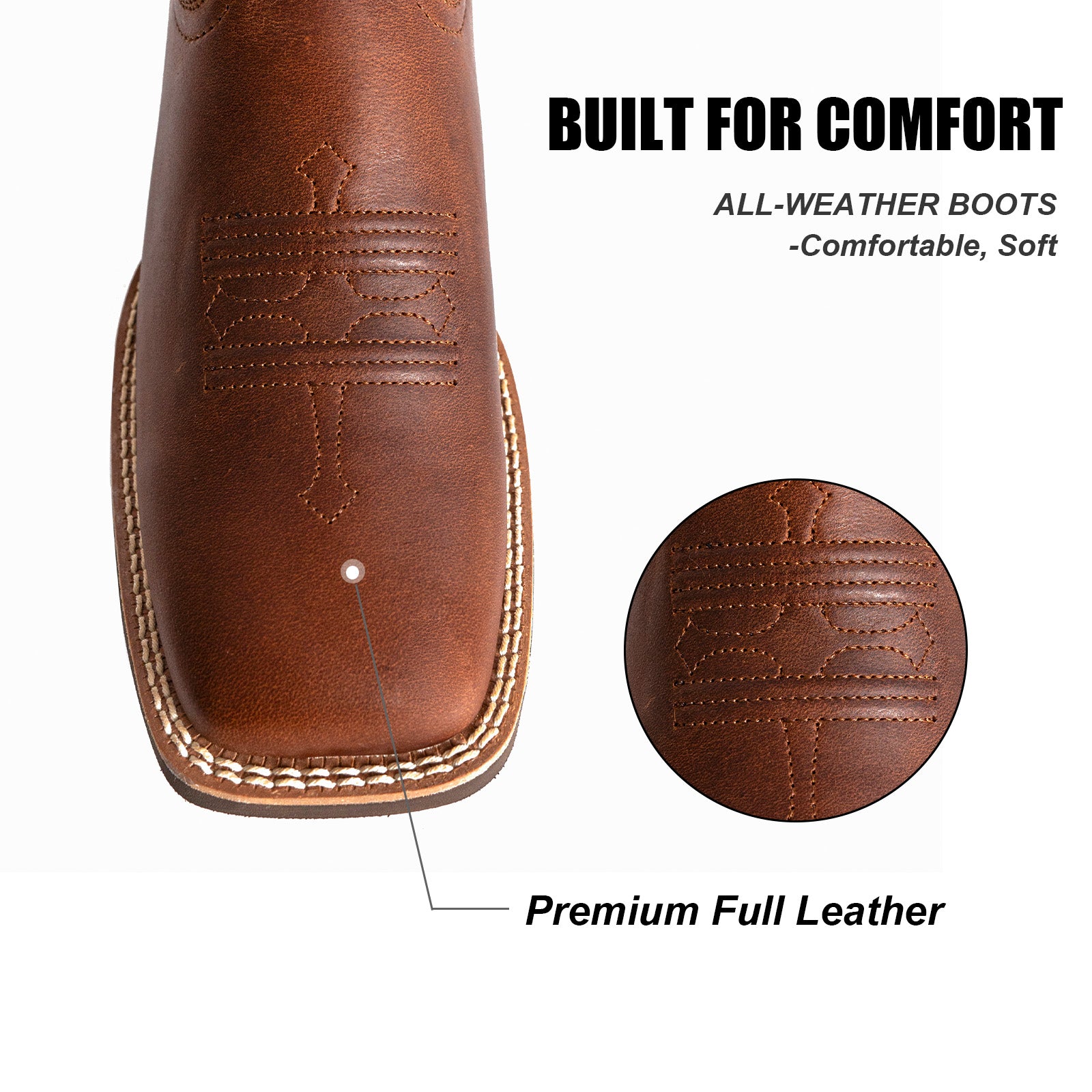 Square Toe Cowboy Boots