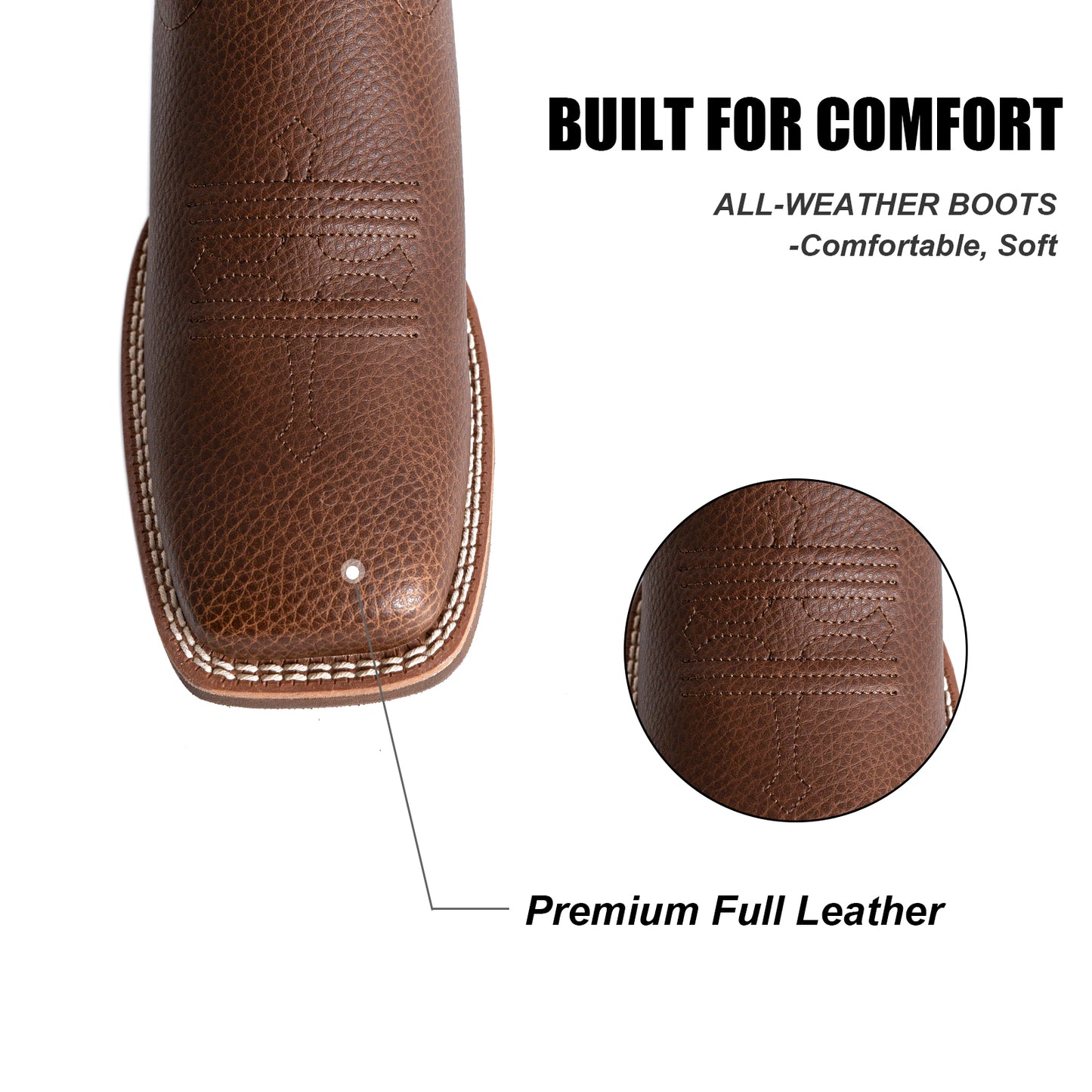 Square Toe Cowboy Boots