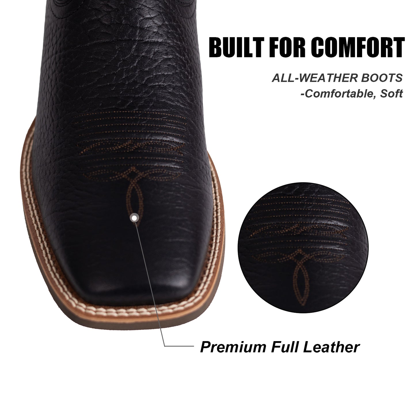 Square Toe Cowboy Boots