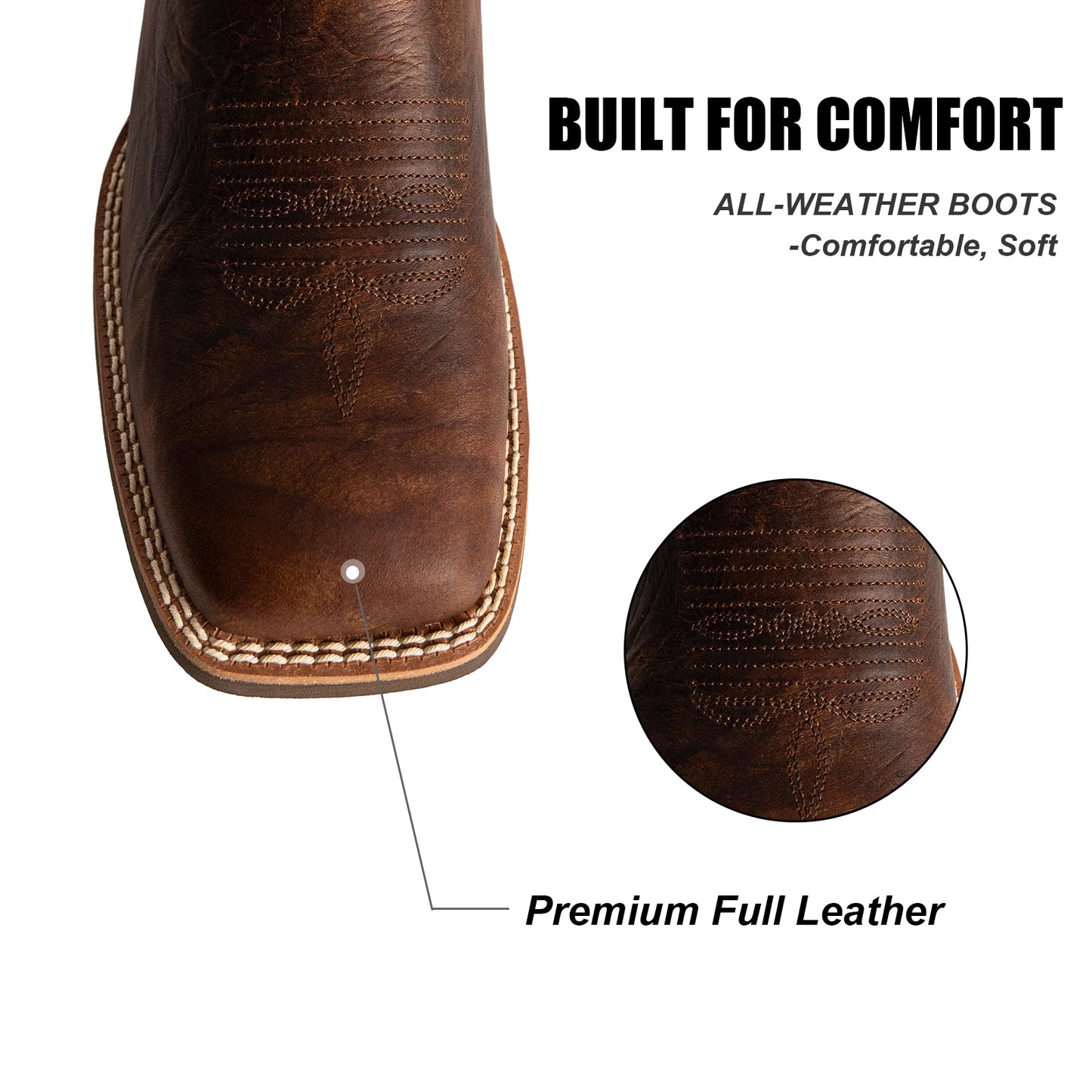 Square Toe Cowboy Boots
