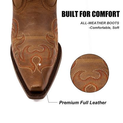 Snip Toe Western Boots