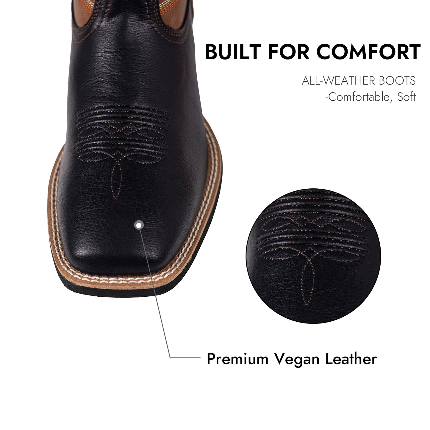 Square Toe Cowboy Boots