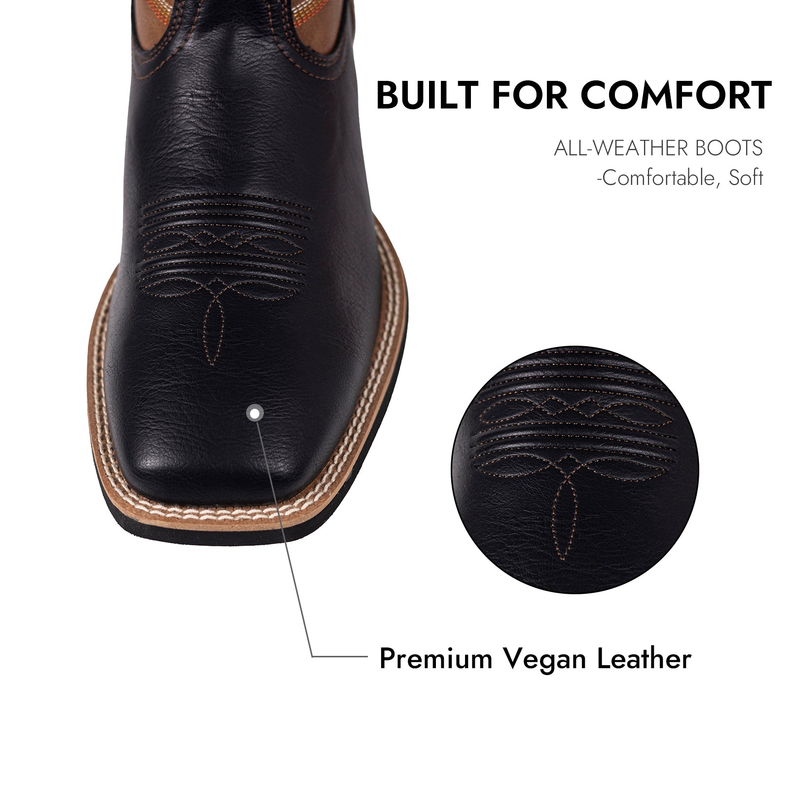Square Toe Cowboy Boots