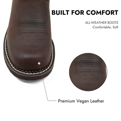 Round Toe Cowboy Boots