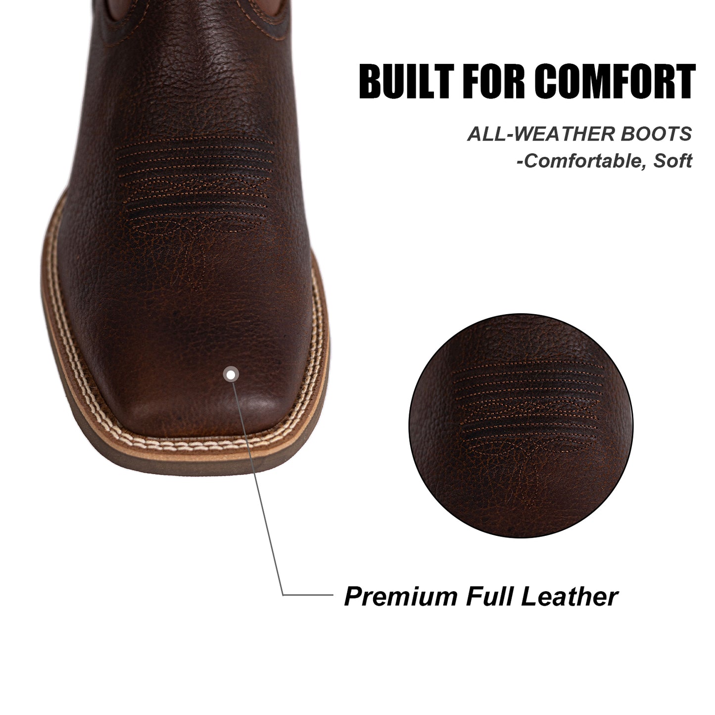 Square Toe Cowboy Boots