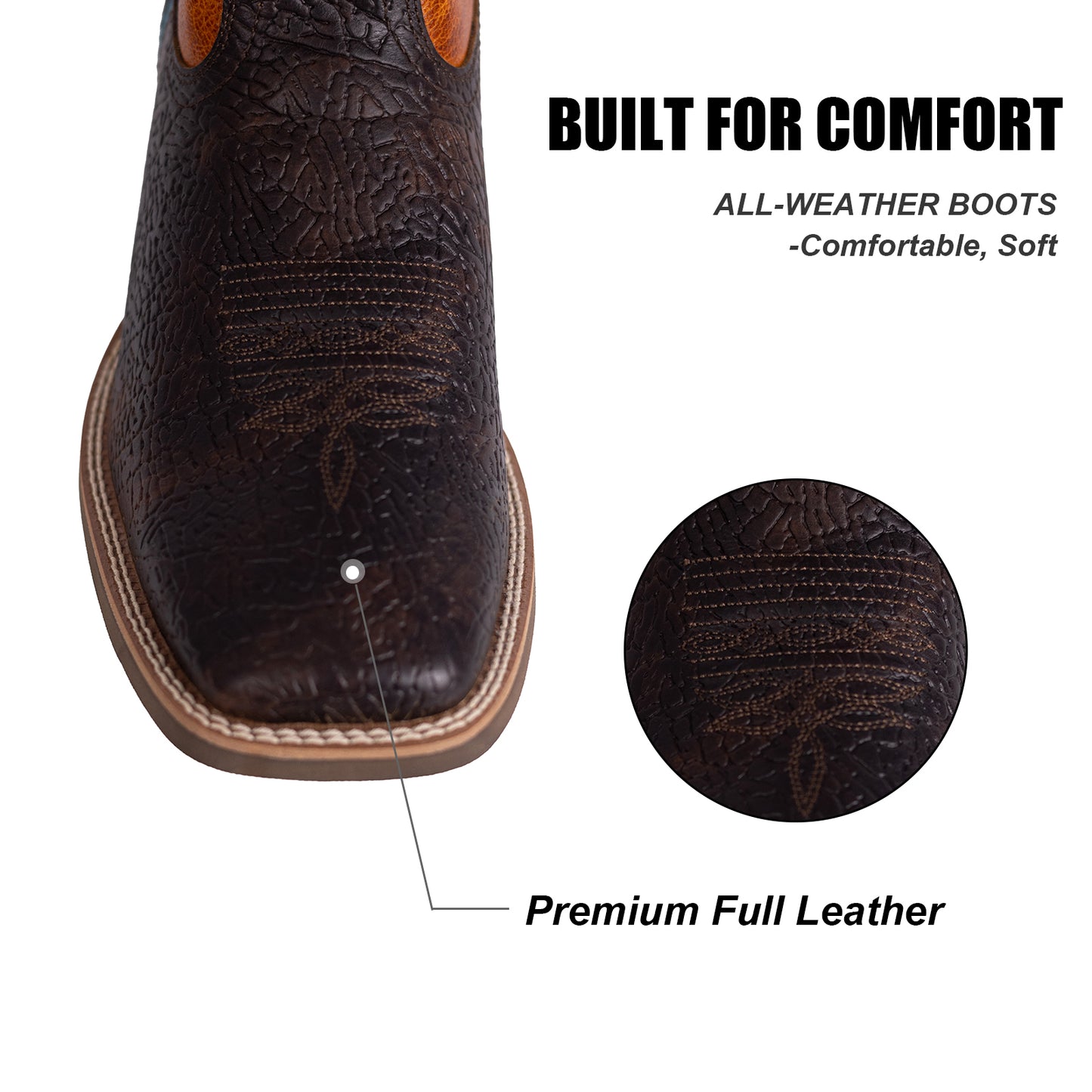 Square Toe Cowboy Boots