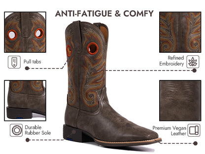 Square Toe Western Boots