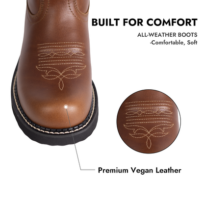 Round Toe Cowboy Boots