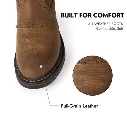 Round Toe Cowboy Boots