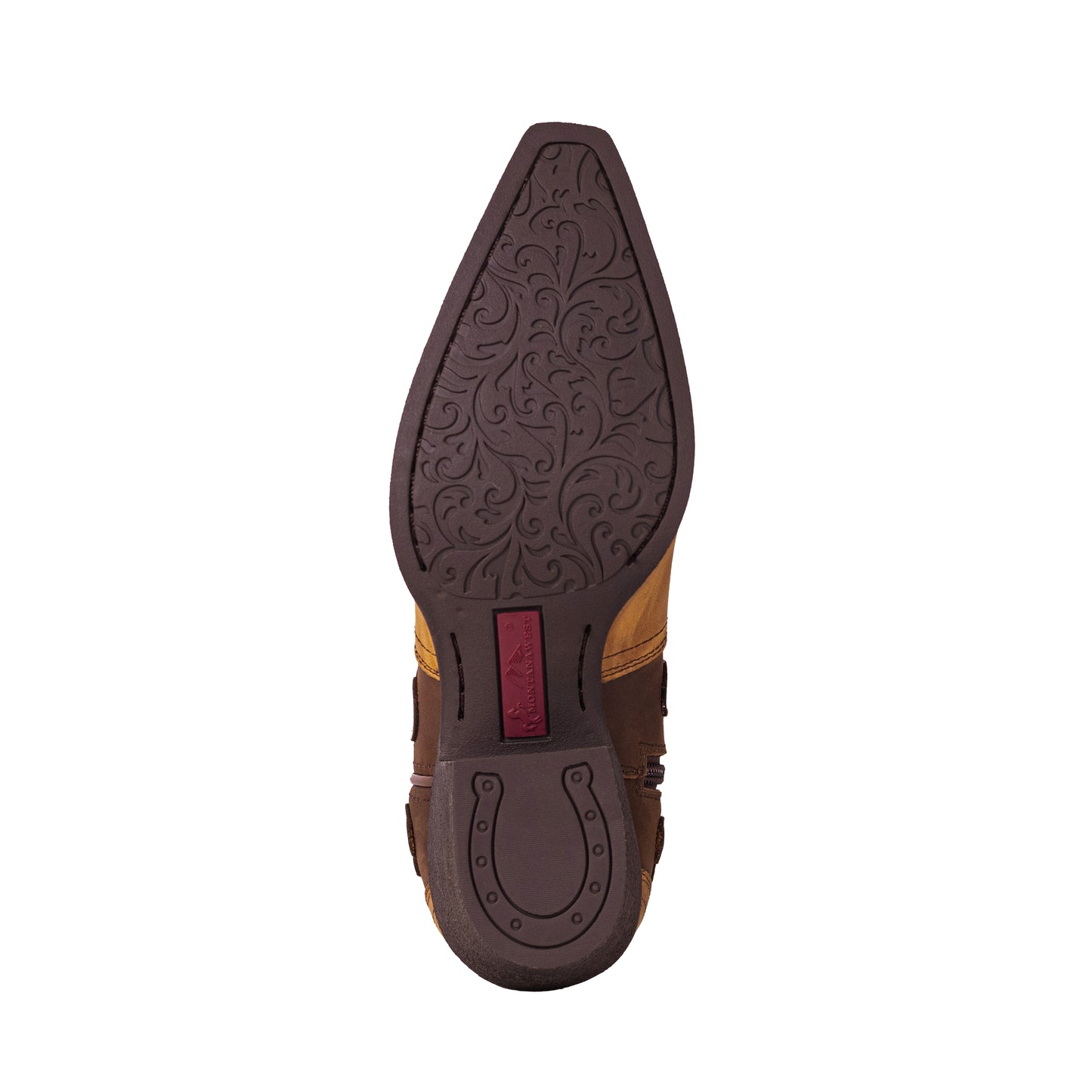 West Women's Western Cowgirl Boots - Full Grain Leather, Snip Toe MWB6013