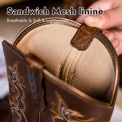 Round Toe Cowboy Boots for Women