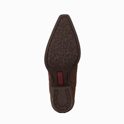 West Women's Western Cowgirl Boots - Full Grain Leather, Snip Toe MWB6040