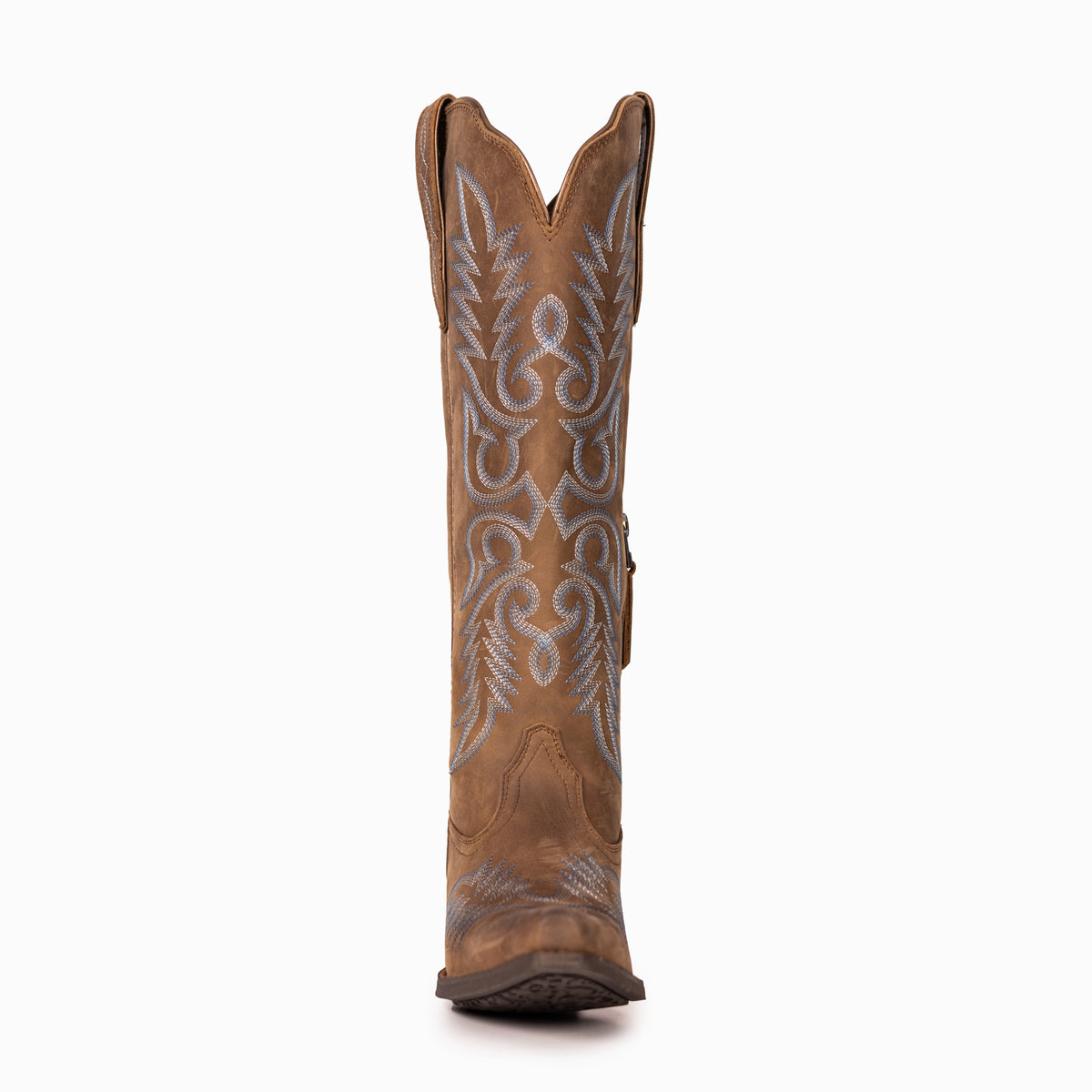 Montana West Women's Western Cowgirl Boots - Full Grain Leather, Snip Toe MWB6035