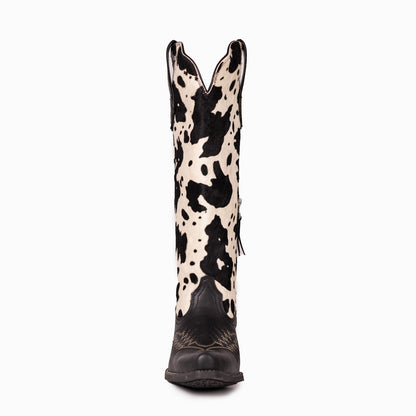 West Women's Western Cowgirl Boots - Full Grain Leather, Snip Toe MWB6039