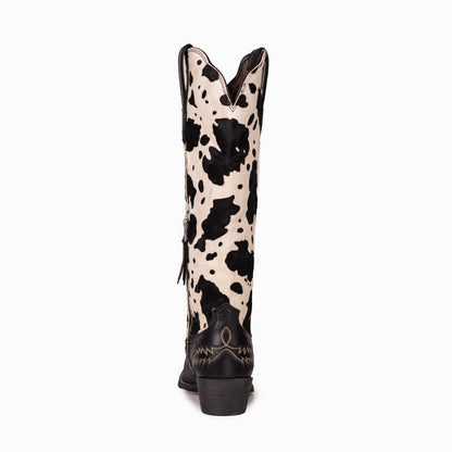 West Women's Western Cowgirl Boots - Full Grain Leather, Snip Toe MWB6039