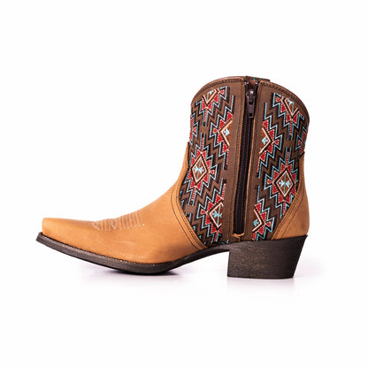 West Women's Western Cowgirl Boots - Full Grain Leather, Snip Toe MWB6012