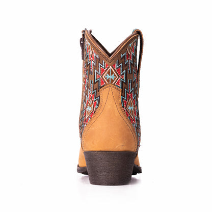 West Women's Western Cowgirl Boots - Full Grain Leather, Snip Toe MWB6012