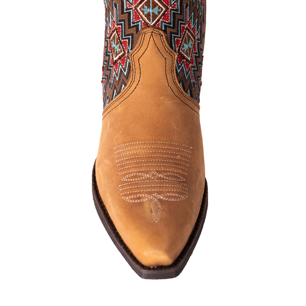 West Women's Western Cowgirl Boots - Full Grain Leather, Snip Toe MWB6012