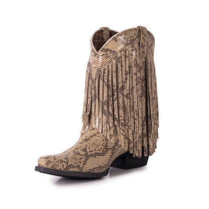 Montana West Women's Western Cowgirl Boots - Full Grain Leather, Snip Toe MWB6021