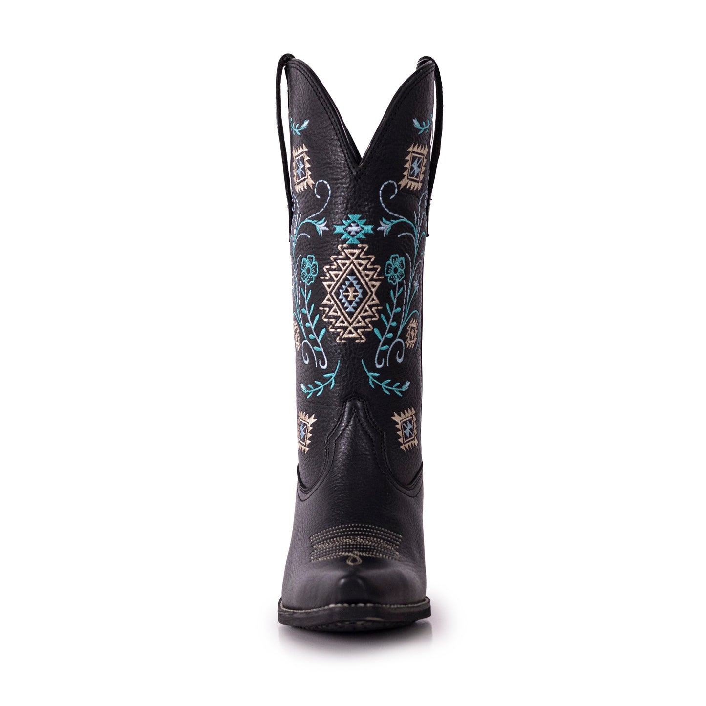 West Women's Western Cowgirl Boots - Full Grain Leather, Snip Toe MWB6017