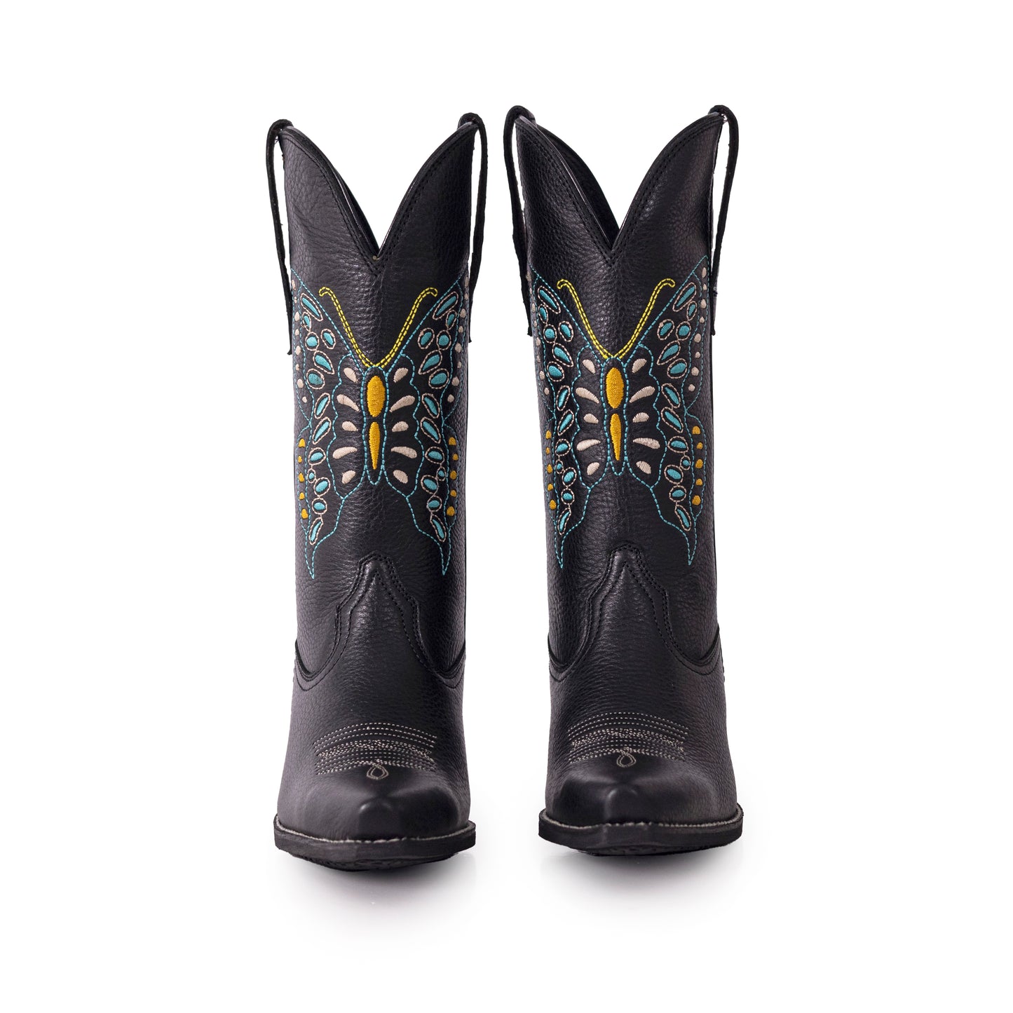 Montana West Women's Western Cowgirl Boots - Full Grain Leather, Snip Toe MWB6018