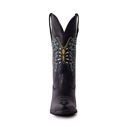 Montana West Women's Western Cowgirl Boots - Full Grain Leather, Snip Toe MWB6018