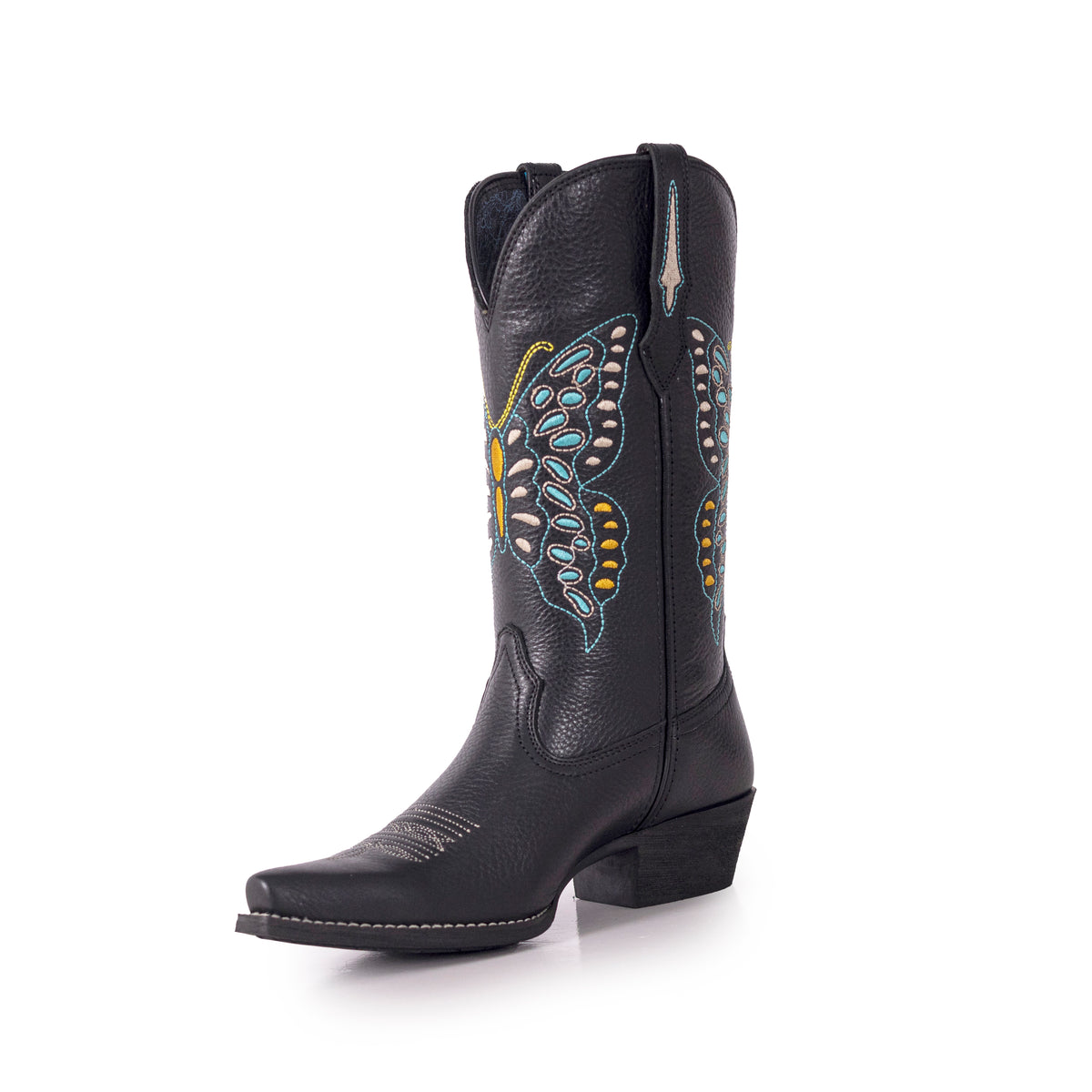 Montana West Women's Western Cowgirl Boots - Full Grain Leather, Snip Toe MWB6018
