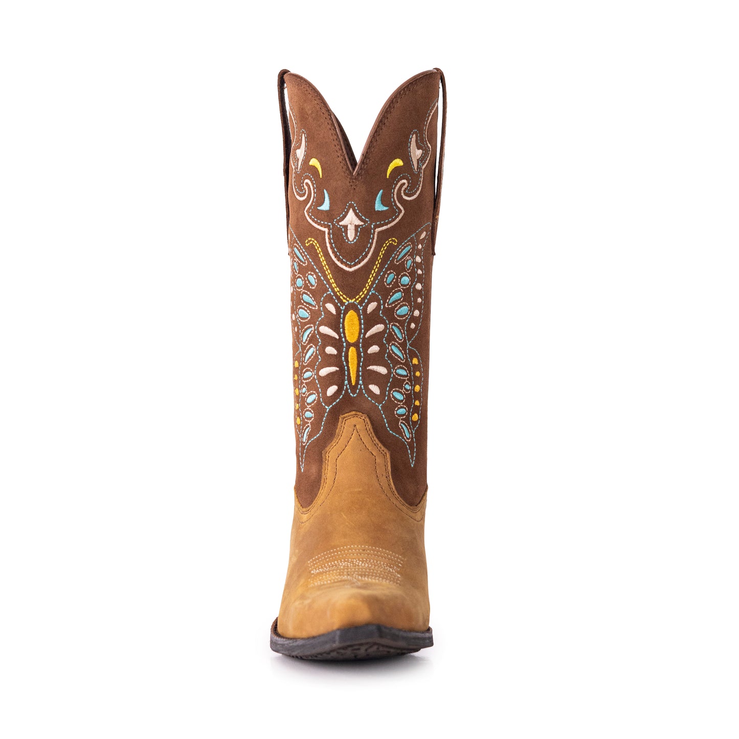 West Women's Western Cowgirl Boots - Full Grain Leather, Snip Toe MWB6016