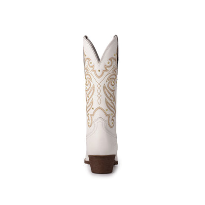 Montana West Women's Western Cowgirl Boots - Full Grain Leather, Snip Toe MWB6036