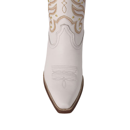 Montana West Women's Western Cowgirl Boots - Full Grain Leather, Snip Toe MWB6036